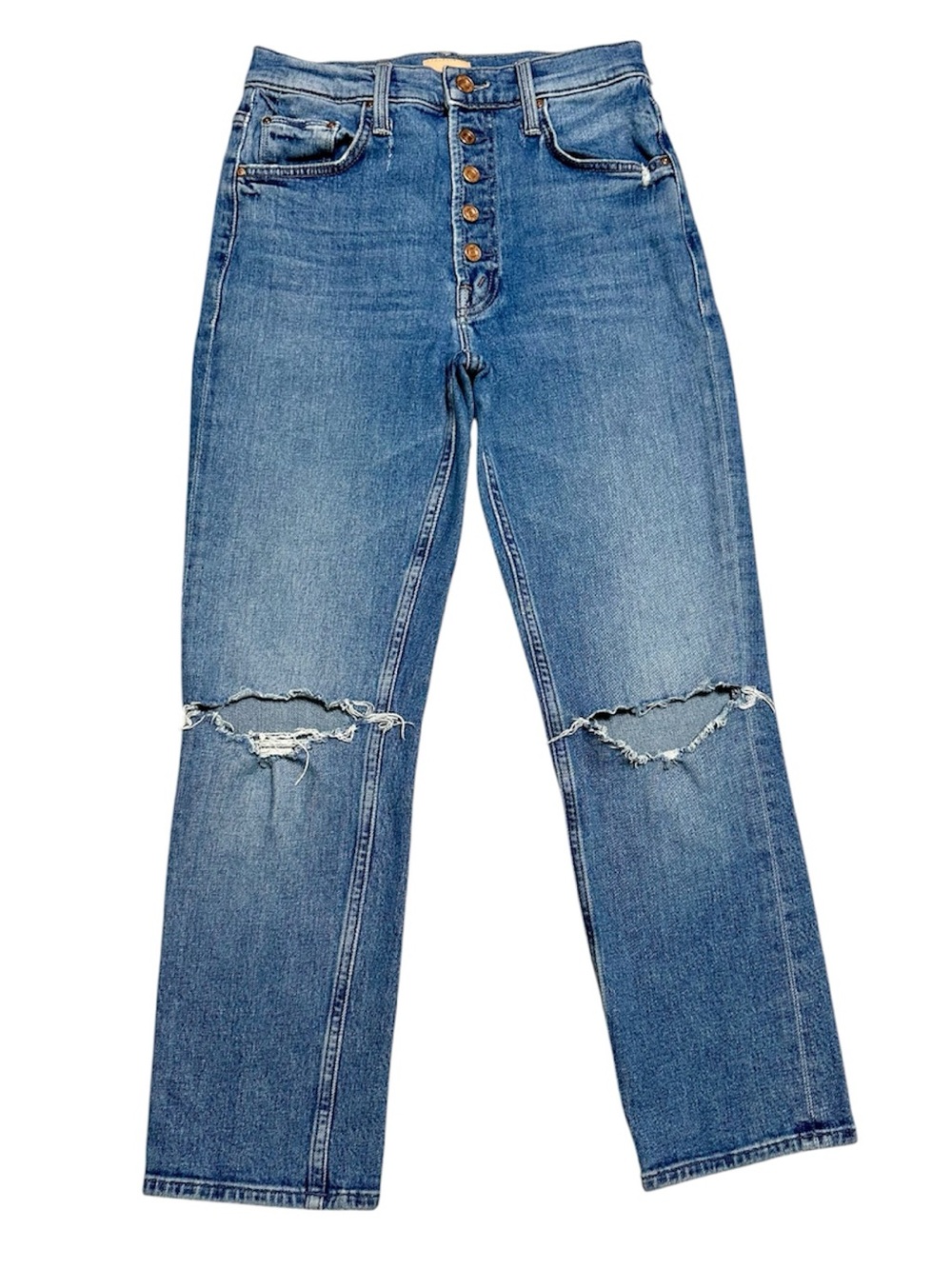 MOTHER The Pixie Tomcat Crop Jeans size 26 ankle length - Picture 1 of 12
